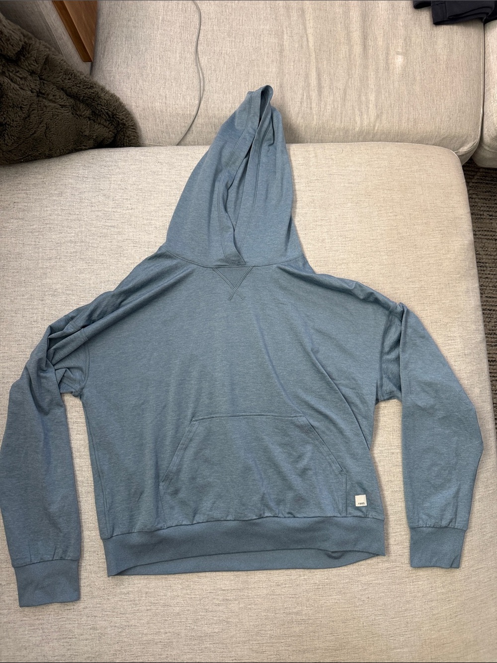 Vuori Women's Lightweight Halo Hoodie - Slate Teal
